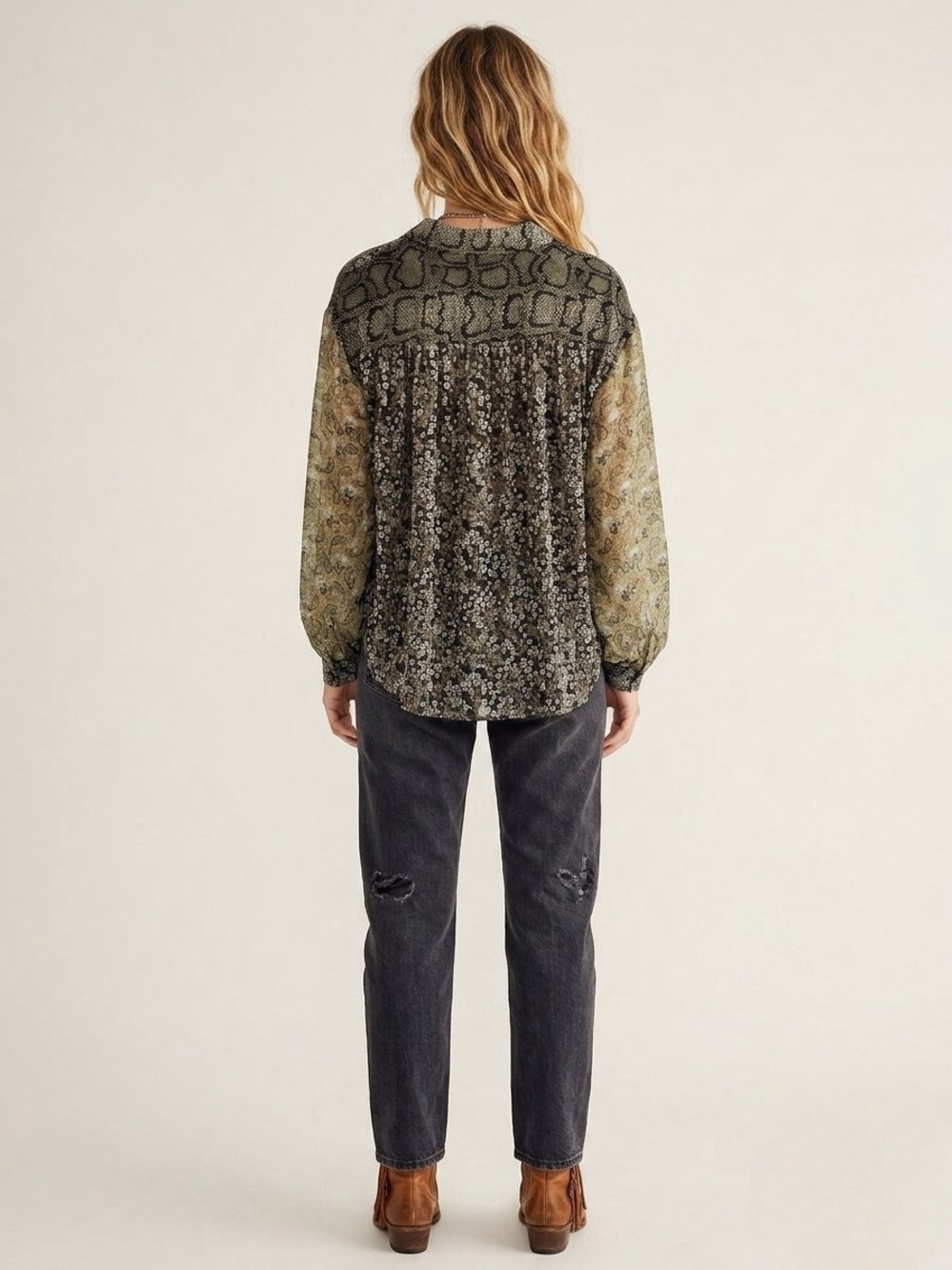 Free People Dani Button-Down Shirt - Picture 2 of 7